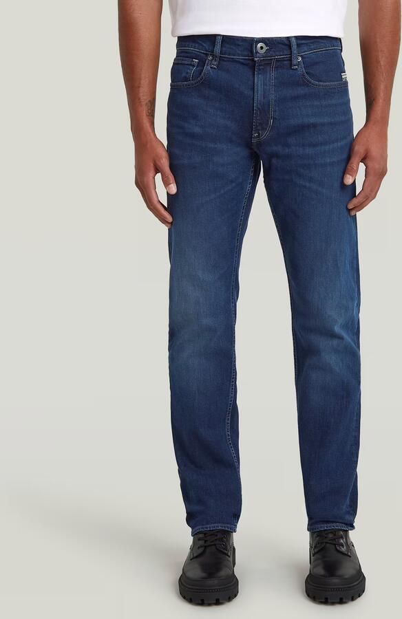 G-Star RAW Mosa Straight Jeans Donkerblauw Heren - Foto 7