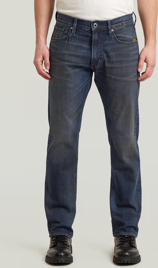 G-Star RAW Mosa Straight Jeans Donkerblauw Heren