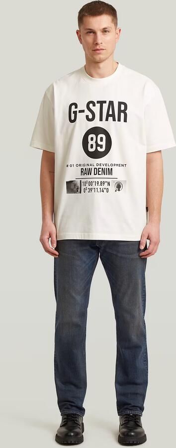 G-Star RAW Mosa Straight Jeans Donkerblauw Heren - Foto 6