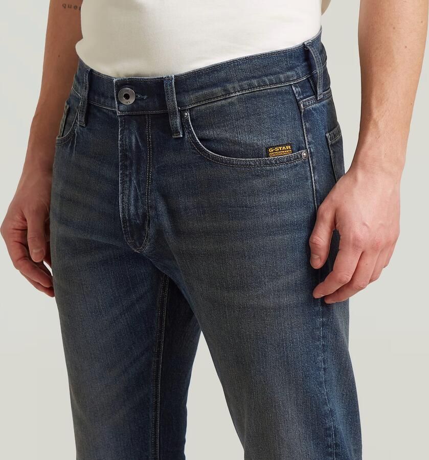 G-Star RAW Mosa Straight Jeans Donkerblauw Heren - Foto 3