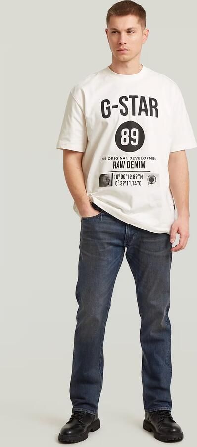 G-Star RAW Mosa Straight Jeans Donkerblauw Heren - Foto 5