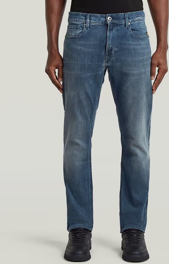 G-Star RAW Mosa Straight Jeans Donkerblauw Heren