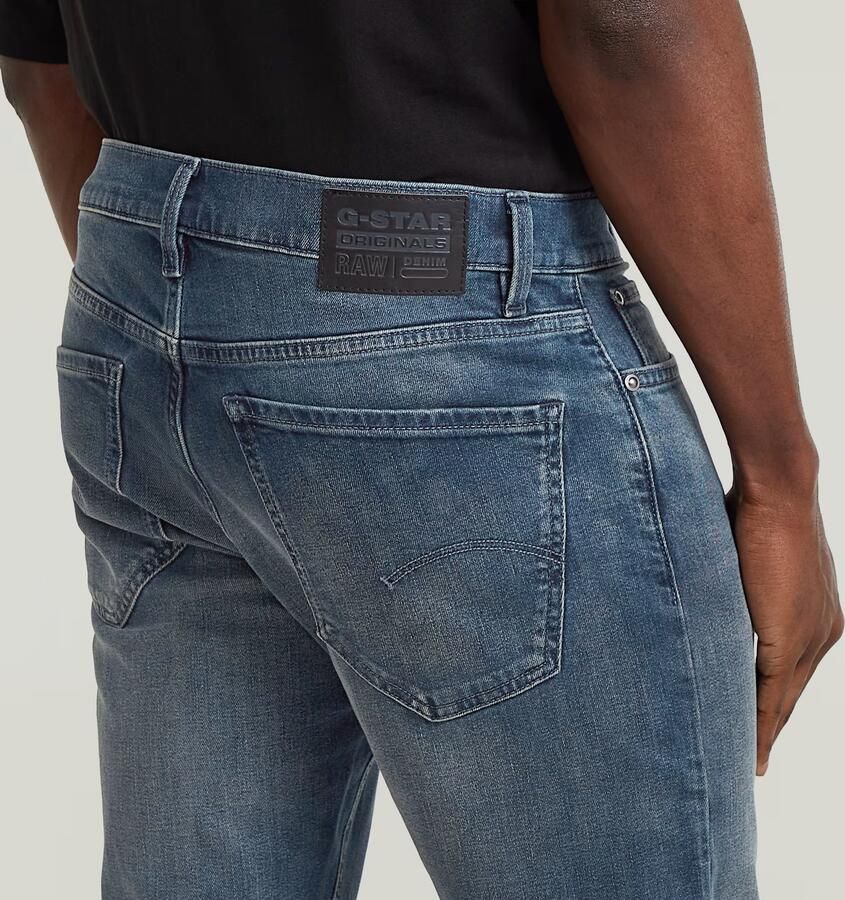G-Star RAW Mosa Straight Jeans Donkerblauw Heren - Foto 3