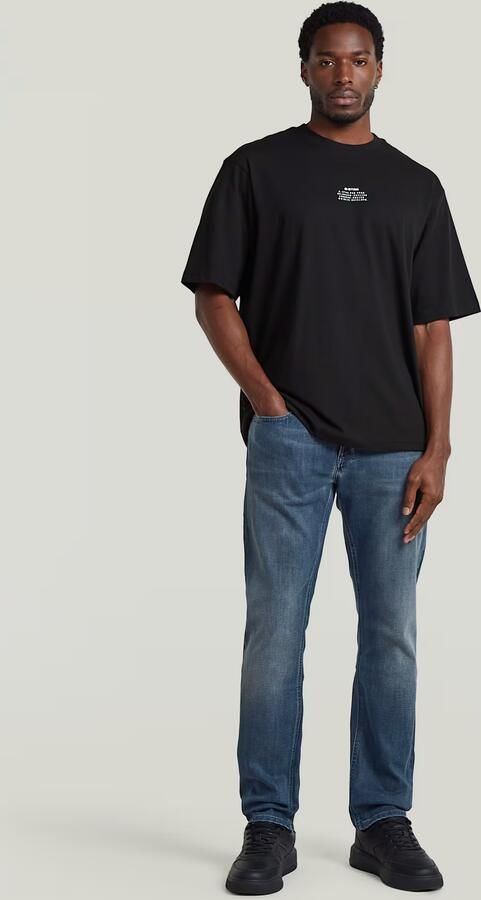 G-Star RAW Mosa Straight Jeans Donkerblauw Heren - Foto 6