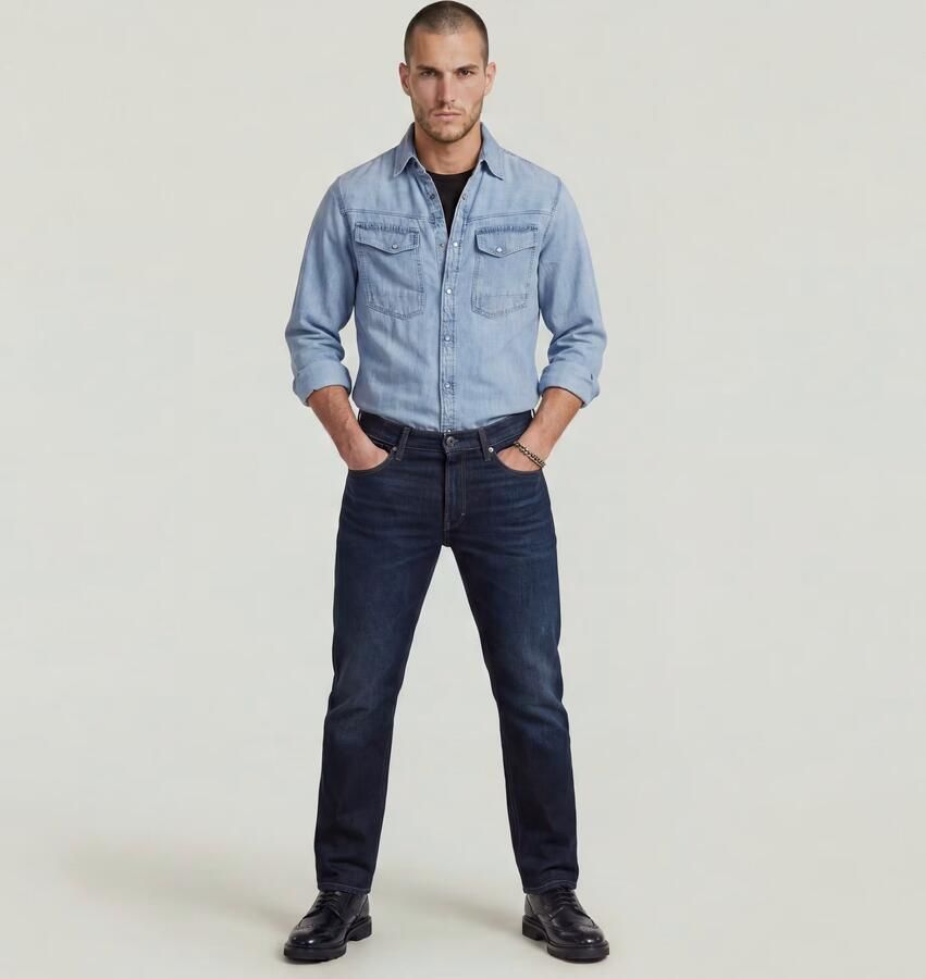 G-Star RAW Straight jeans Mosa Straight met lichte naden - Foto 11