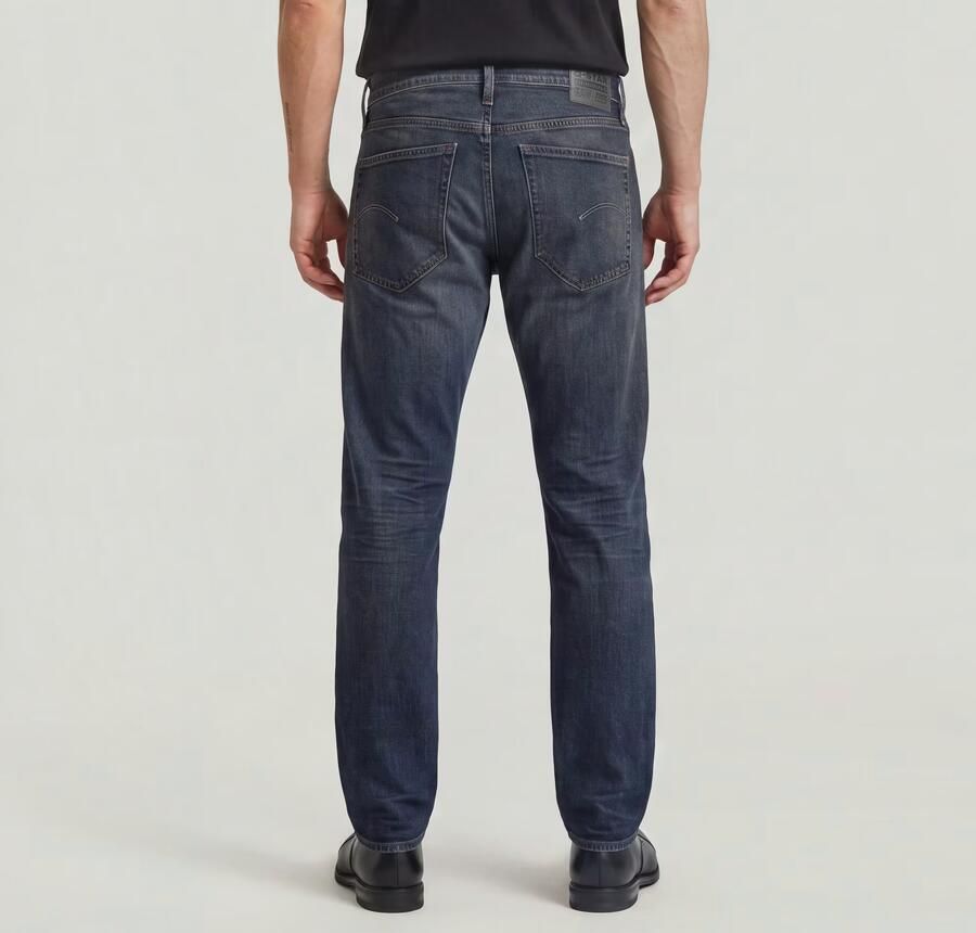 G-Star RAW Mosa Straight Jeans Donkerblauw Heren - Foto 3