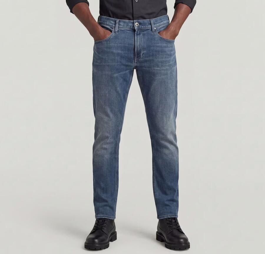 G-Star RAW Mosa Straight Jeans Donkerblauw Heren - Foto 5