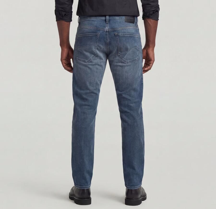 G-Star RAW Mosa Straight Jeans Donkerblauw Heren - Foto 4