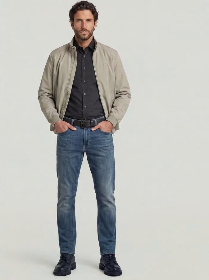 G-Star RAW Mosa Straight Jeans Donkerblauw Heren - Foto 6
