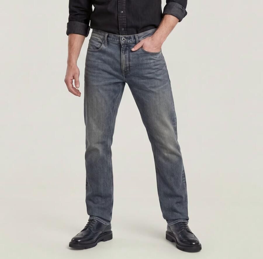 G-Star Raw Skinny Jeans D23692 D775 MOSA STRAIGHT-G803 ANTIC SAND BLAST - Foto 9
