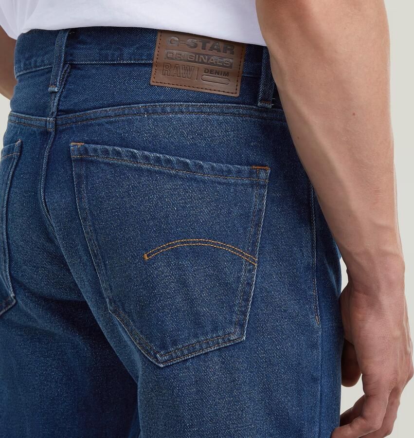 G-Star RAW Mosa Straight Jeans Donkerblauw Heren - Foto 3