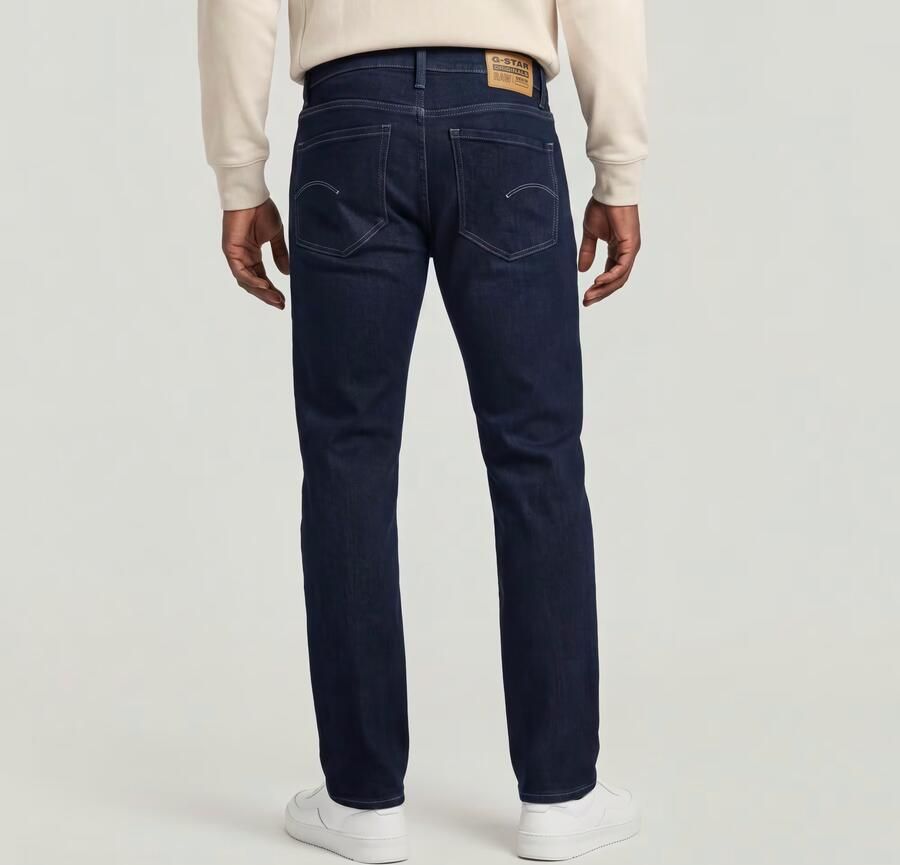 G-Star RAW Mosa Straight Jeans Donkerblauw Heren - Foto 4