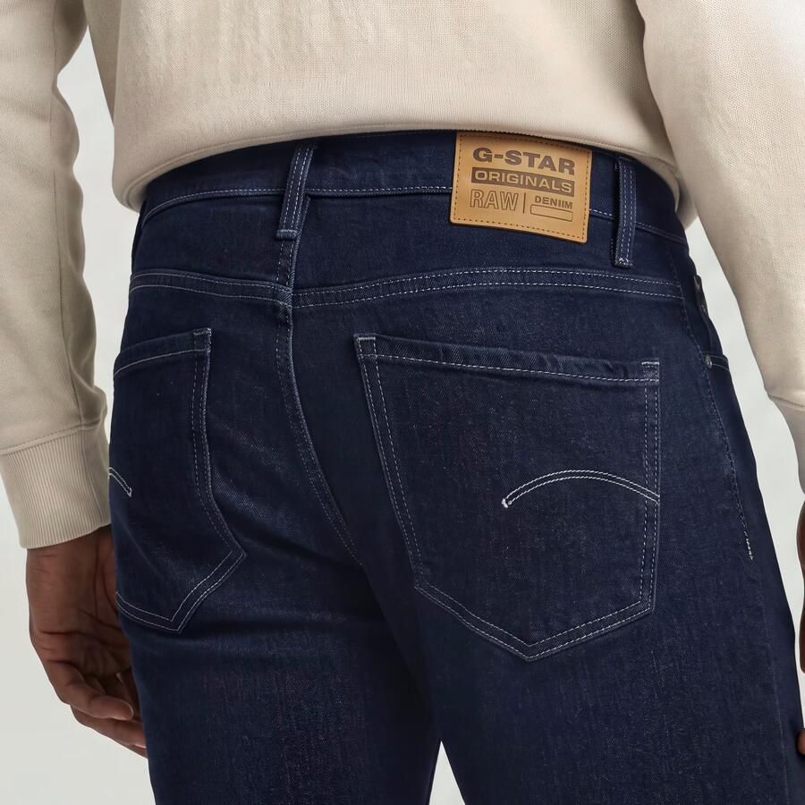 G-Star RAW Mosa Straight Jeans Donkerblauw Heren - Foto 2
