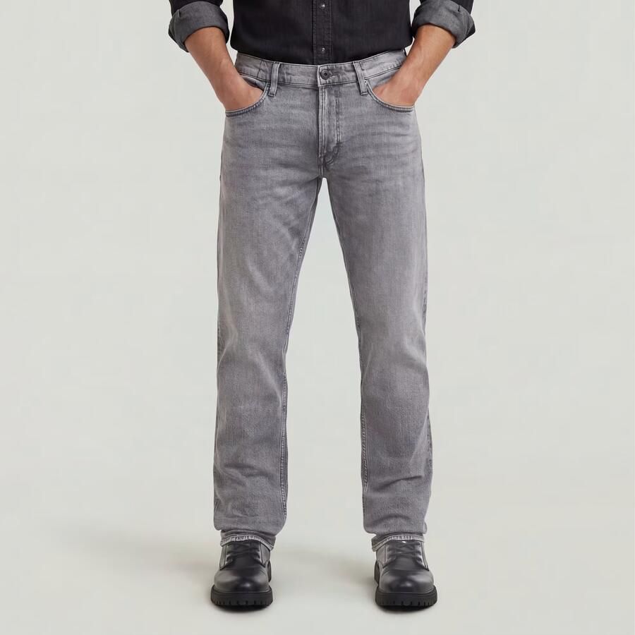 G-Star Raw Straight Jeans D23692-D931 MOSA-G324 FADED GREY NEBLINA - Foto 5