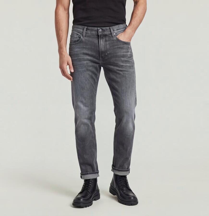 G-Star RAW Mosa Straight Jeans Grijs Heren - Foto 3