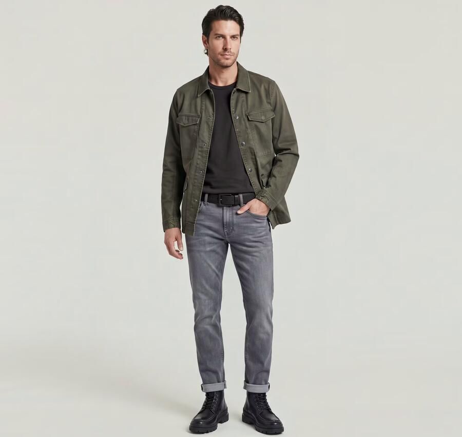 G-Star RAW Mosa Straight Jeans Grijs Heren - Foto 5