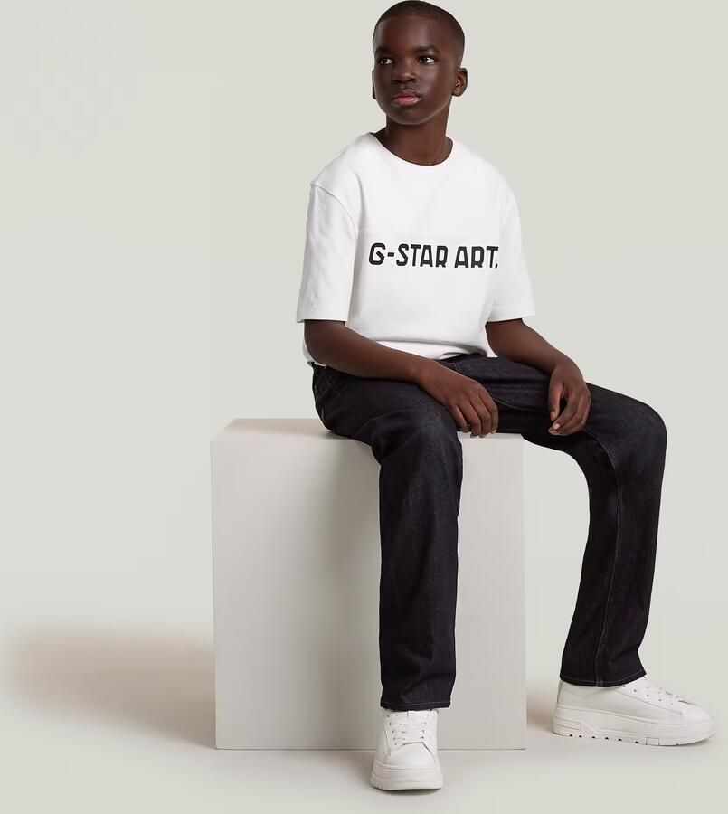 G-Star RAW Mosa Straight Jeans Jongens Donkerblauw jongens - Foto 2