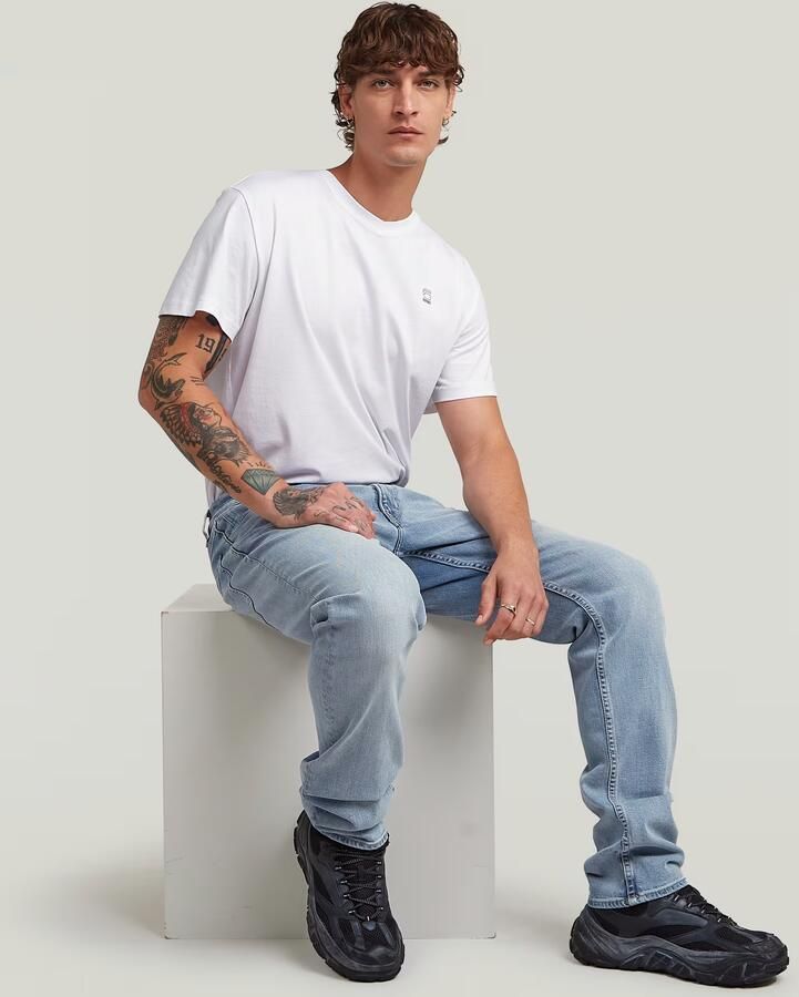 G-Star RAW Mosa Straight Jeans Lichtblauw Heren - Foto 4