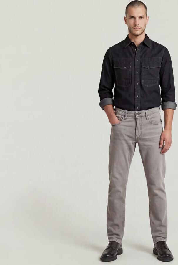 G-Star RAW Straight jeans Mosa Straight met lichte naden - Foto 13
