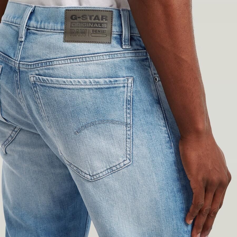 G-Star RAW Mosa Straight Jeans Midden blauw Heren