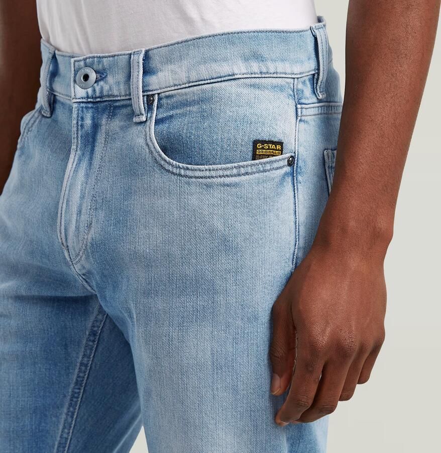 G-Star RAW Mosa Straight Jeans Midden blauw Heren - Foto 2