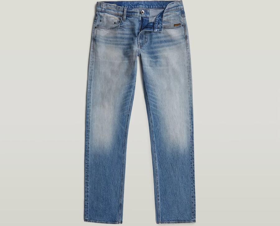G-Star RAW Mosa Straight Jeans Midden blauw Heren - Foto 10