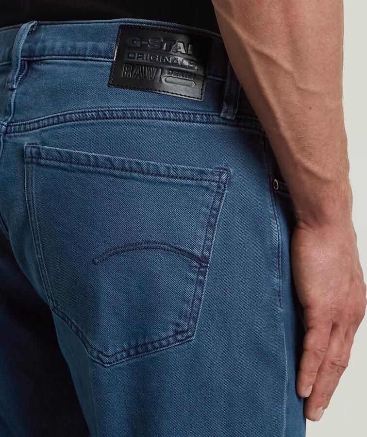 G-Star RAW Mosa Straight Jeans Midden blauw Heren - Foto 3