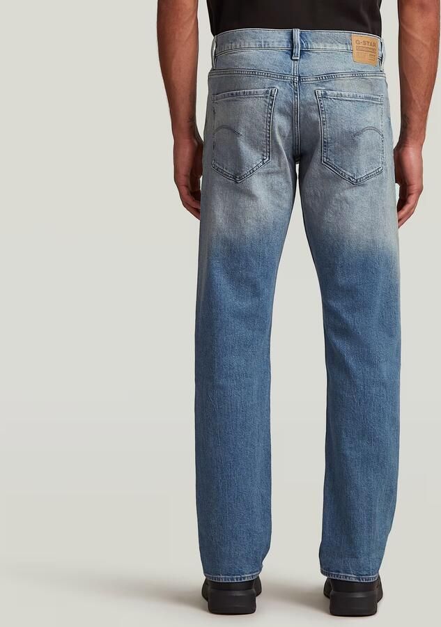 G-Star RAW Mosa Straight Jeans Midden blauw Heren - Foto 7