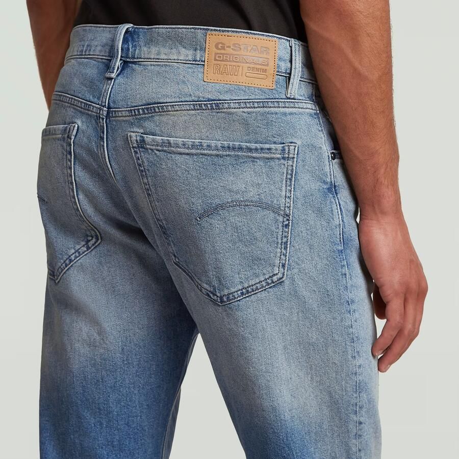 G-Star RAW Mosa Straight Jeans Midden blauw Heren - Foto 6