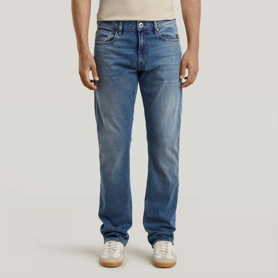 G-Star RAW Mosa Straight Jeans Midden blauw Heren - Foto 7
