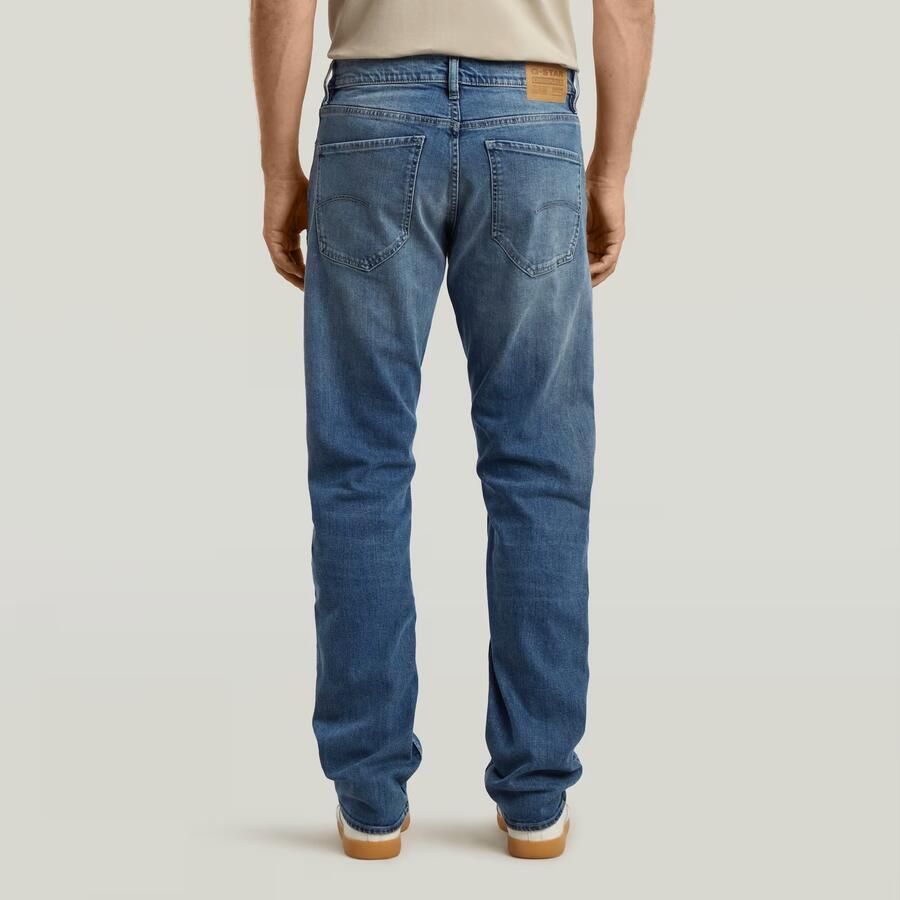 G-Star RAW Mosa Straight Jeans Midden blauw Heren