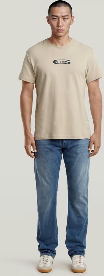 G-Star RAW Mosa Straight Jeans Midden blauw Heren - Foto 6