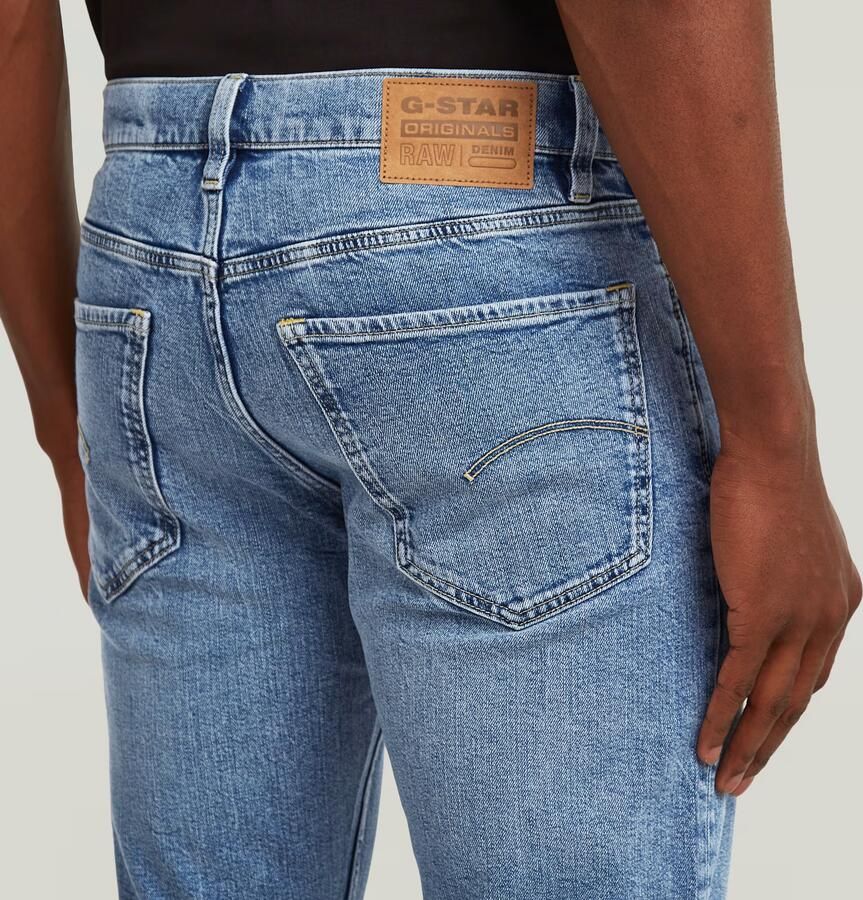 G-Star Raw Straight leg jeans met steek- en achterzakken model 'Mosa' - Foto 5