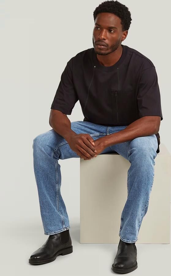 G-Star Raw Straight leg jeans met steek- en achterzakken model 'Mosa' - Foto 12