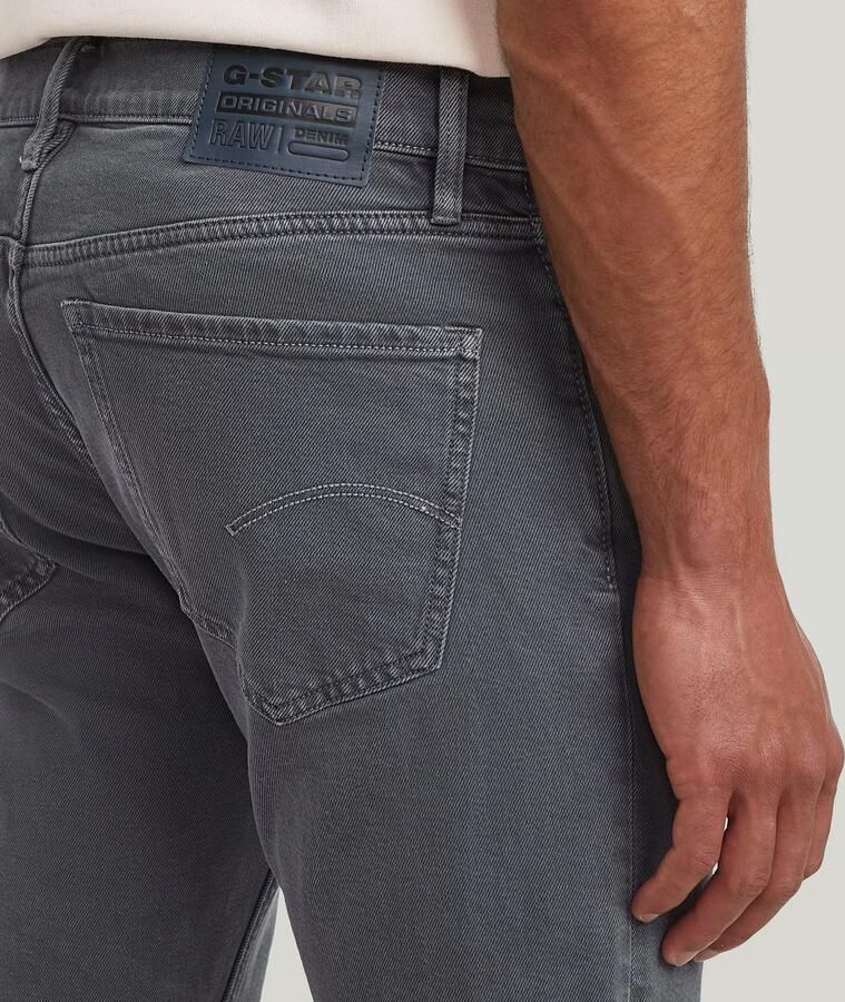 G-Star RAW Mosa Straight Jeans Midden blauw Heren - Foto 4