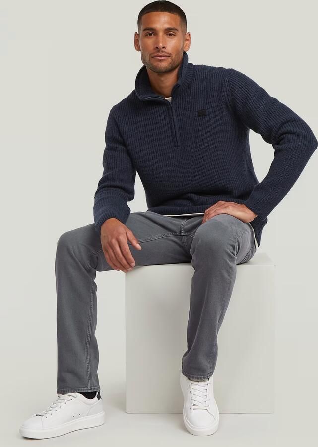 G-Star RAW Mosa Straight Jeans Midden blauw Heren - Foto 6