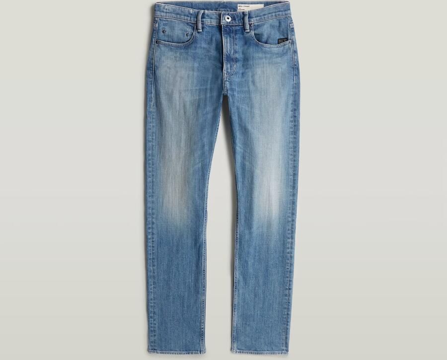 G-Star RAW Mosa Straight Jeans Midden blauw Heren - Foto 4