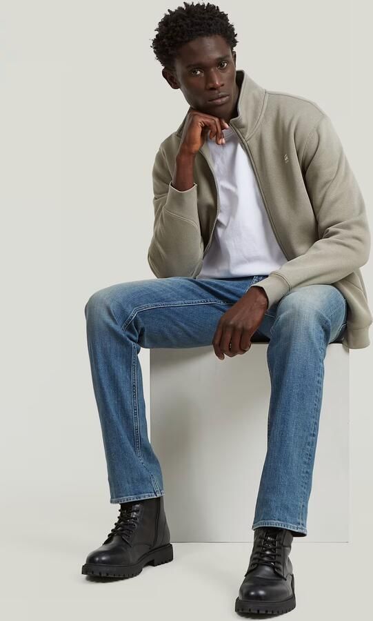 G-Star RAW Mosa Straight Jeans Midden blauw Heren - Foto 6