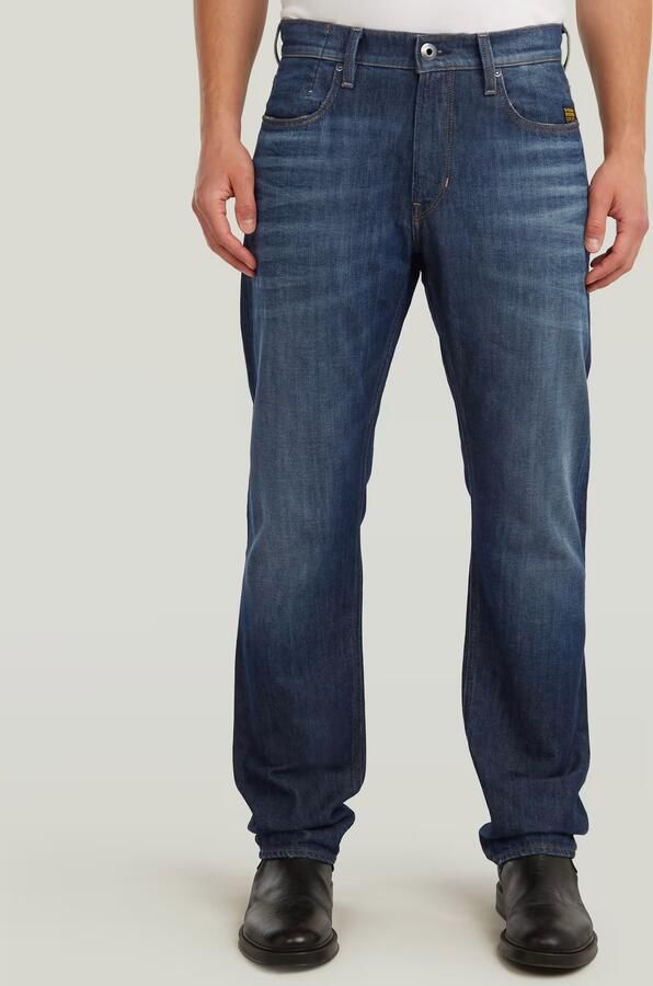 G-Star RAW Mosa Straight Jeans Midden blauw Heren