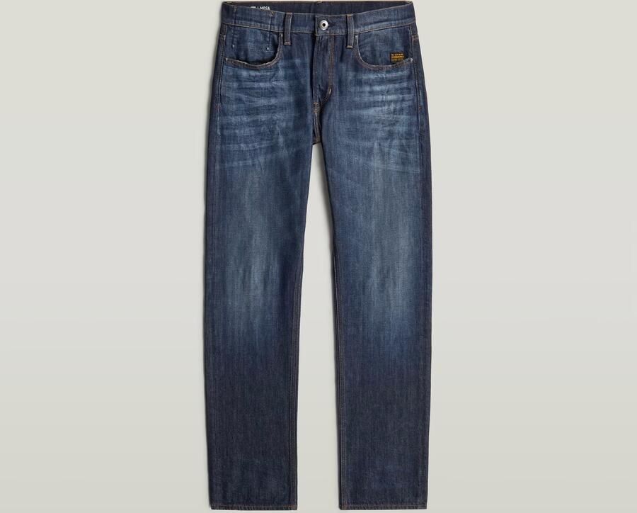 G-Star RAW Mosa Straight Jeans Midden blauw Heren - Foto 4
