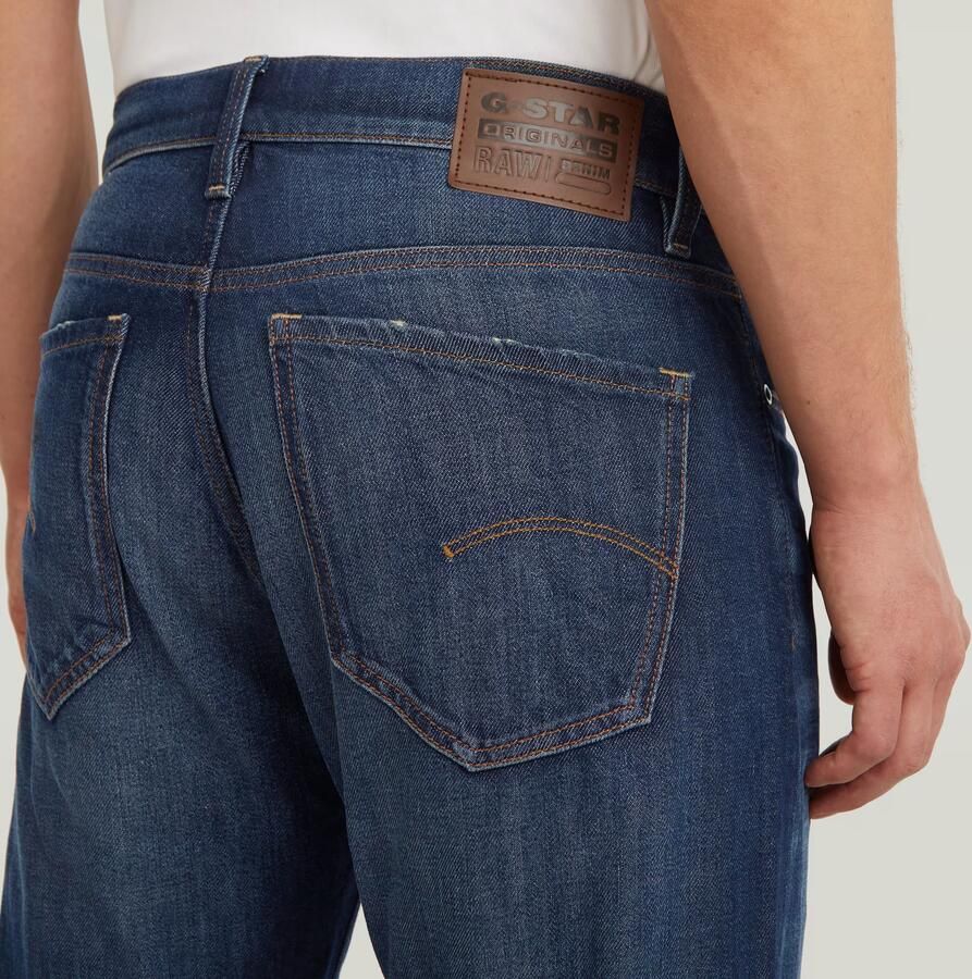 G-Star RAW Mosa Straight Jeans Midden blauw Heren - Foto 3
