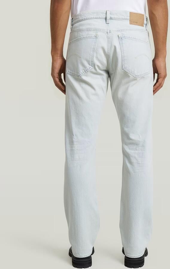 G-Star RAW Mosa Straight Jeans Midden blauw Heren - Foto 4