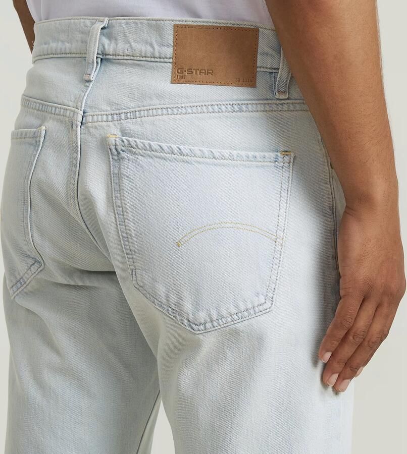 G-Star RAW Mosa Straight Jeans Midden blauw Heren - Foto 6