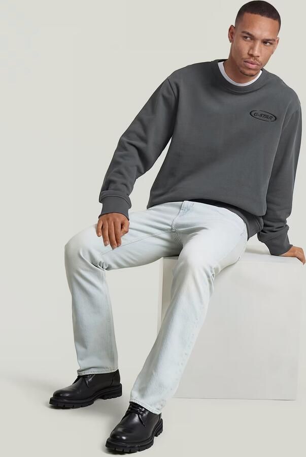 G-Star RAW Mosa Straight Jeans Midden blauw Heren - Foto 8
