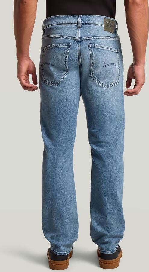 G-Star RAW Mosa Straight Jeans Midden blauw Heren - Foto 5