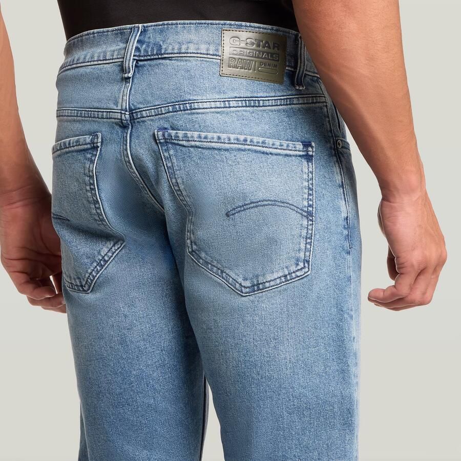 G-Star RAW Mosa Straight Jeans Midden blauw Heren - Foto 2