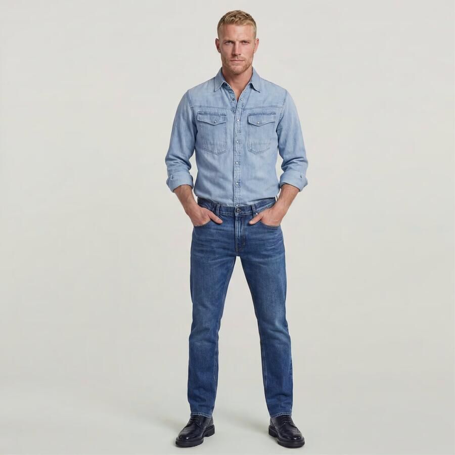 G-Star Raw Straight leg jeans in 5-pocketmodel model 'Mosa' - Foto 9