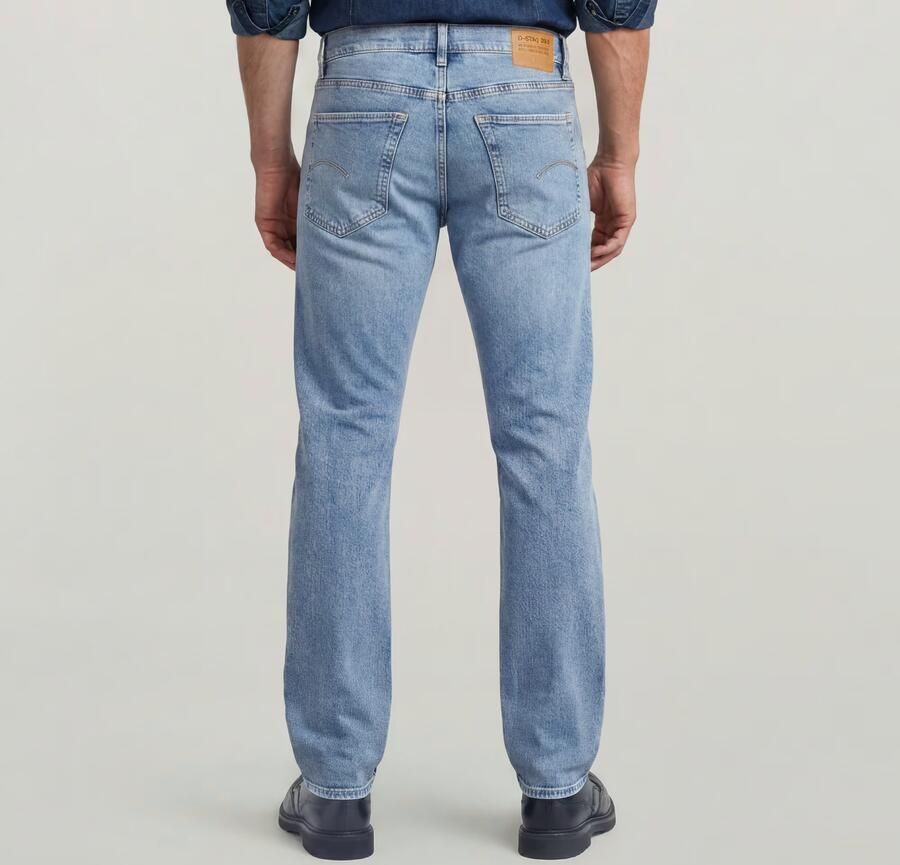 G-Star Raw Straight leg jeans met steek- en achterzakken model 'Mosa' - Foto 8