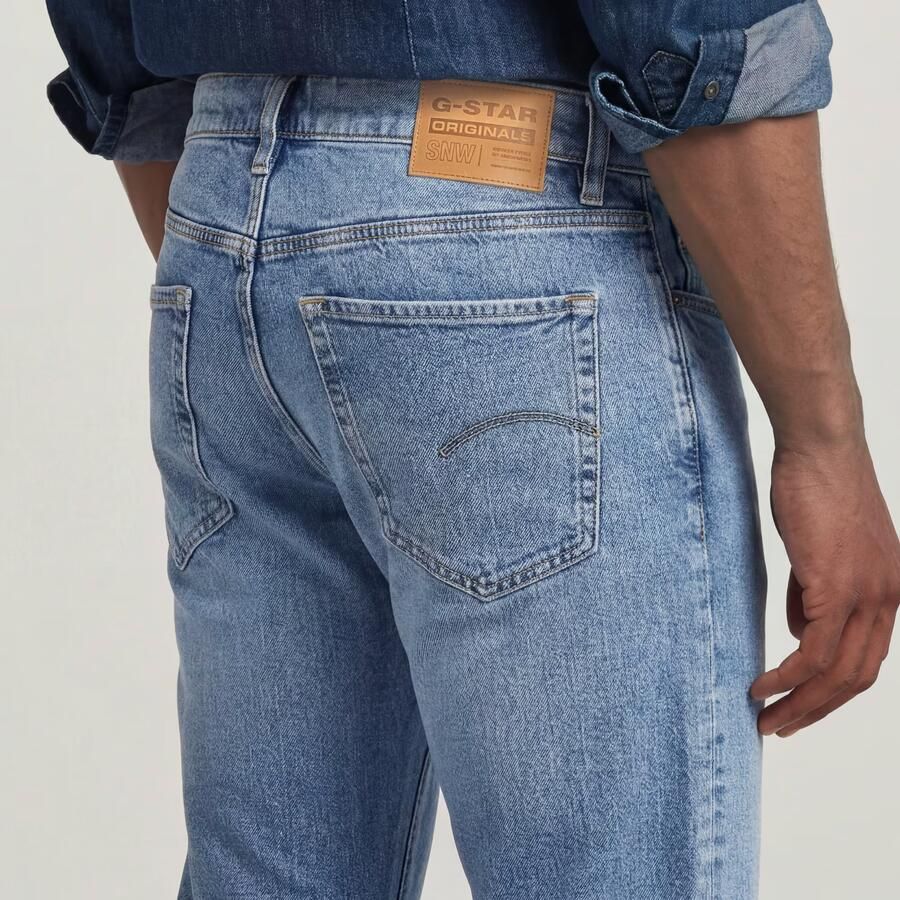 G-Star Raw Straight leg jeans met steek- en achterzakken model 'Mosa' - Foto 5