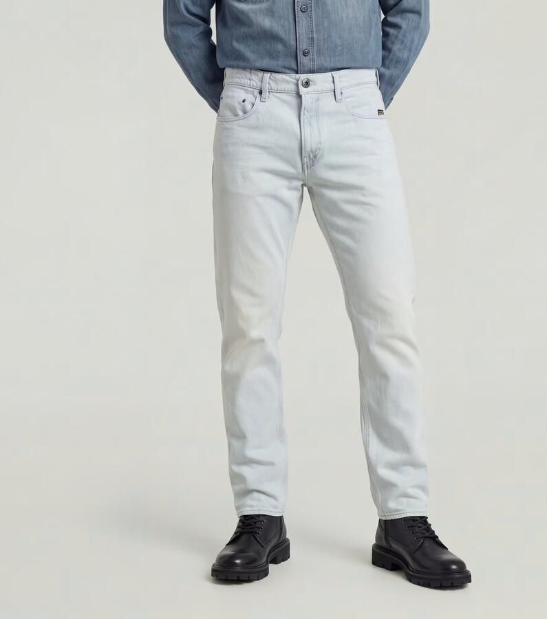 G-Star RAW Mosa Straight Jeans Midden blauw Heren - Foto 8